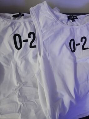 White Kids Graphic Tank Top - '0-2' Print